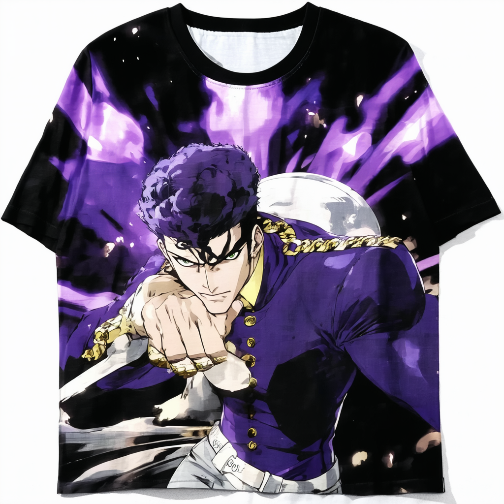 JoJo's Bizarre Adventure Diamond is Unbreakable Josuke Black Short-Sleeve T-Shirt