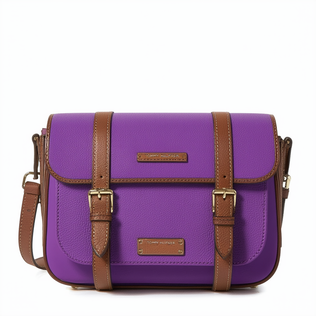 Tommy Hilfiger Violet Saddle Bag