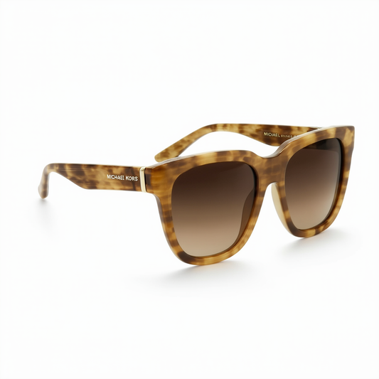 Michael Kors BIA MK2053 Sunglasses 329113-56 - Blonde Horn Frame, Brown Gradient MK2053-329113-56