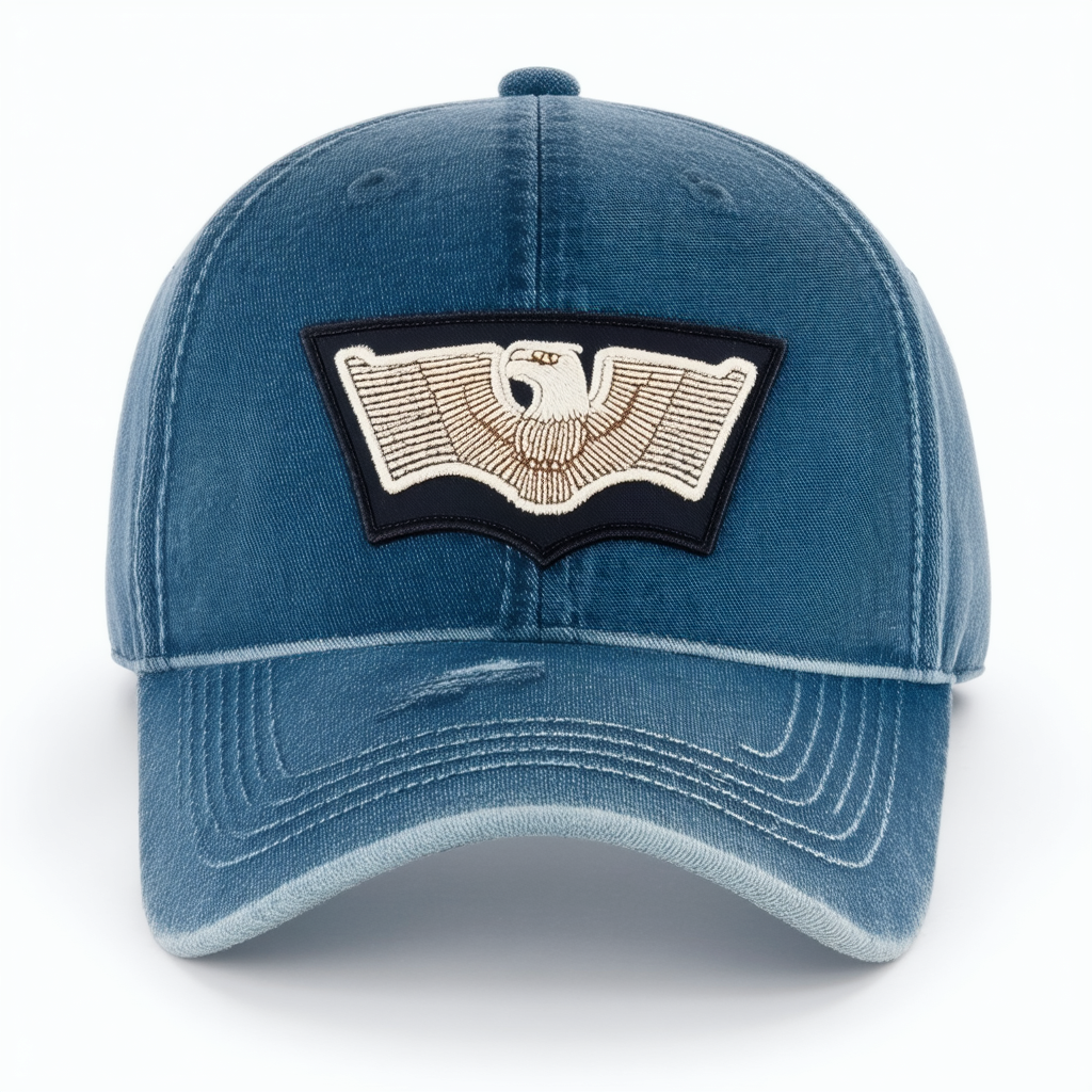 Levi's Men's Washed Baseball Cap with Eagle Patch