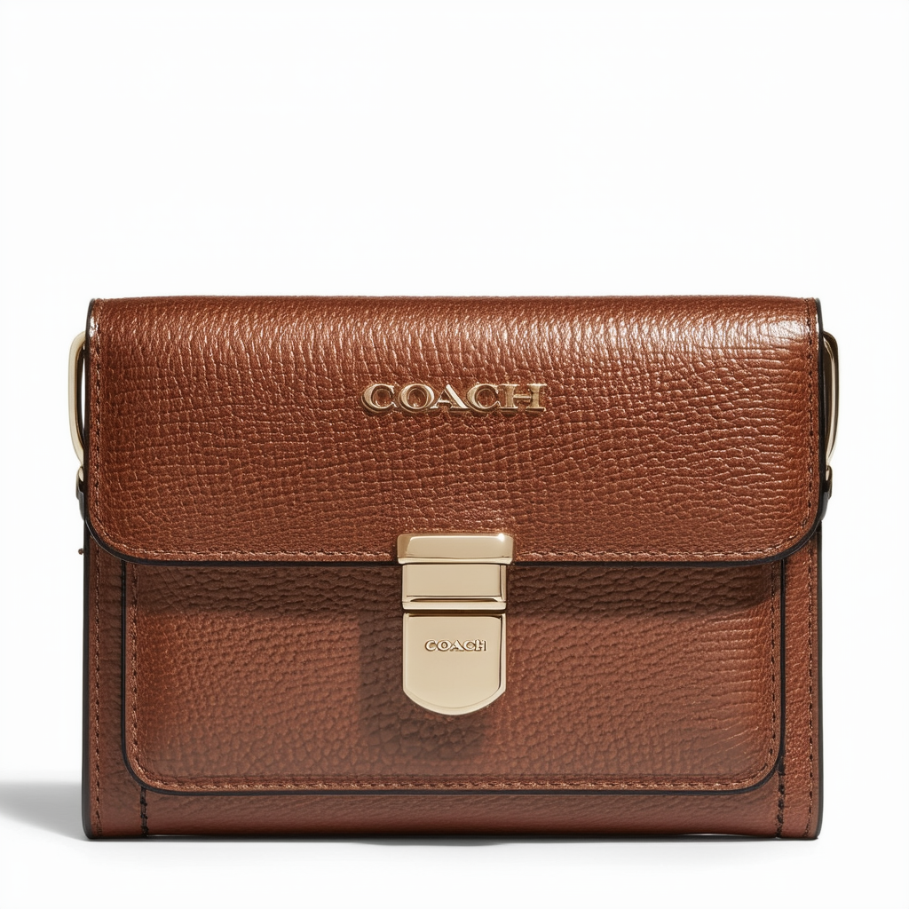 COACH Men's Crosby Turnlock Driver Leather