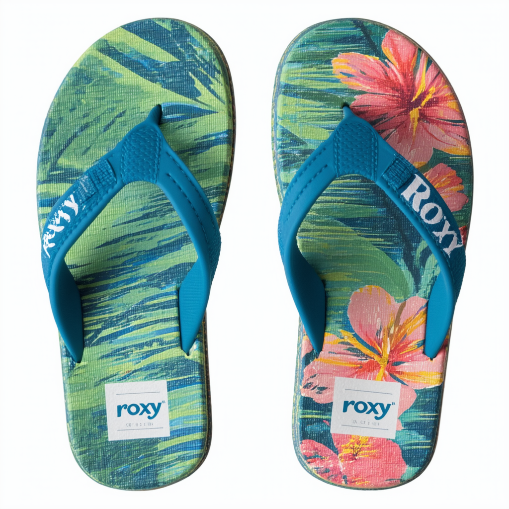 Roxy Unisex-Child Rg Lahaina Flip Flop Sandals Flat