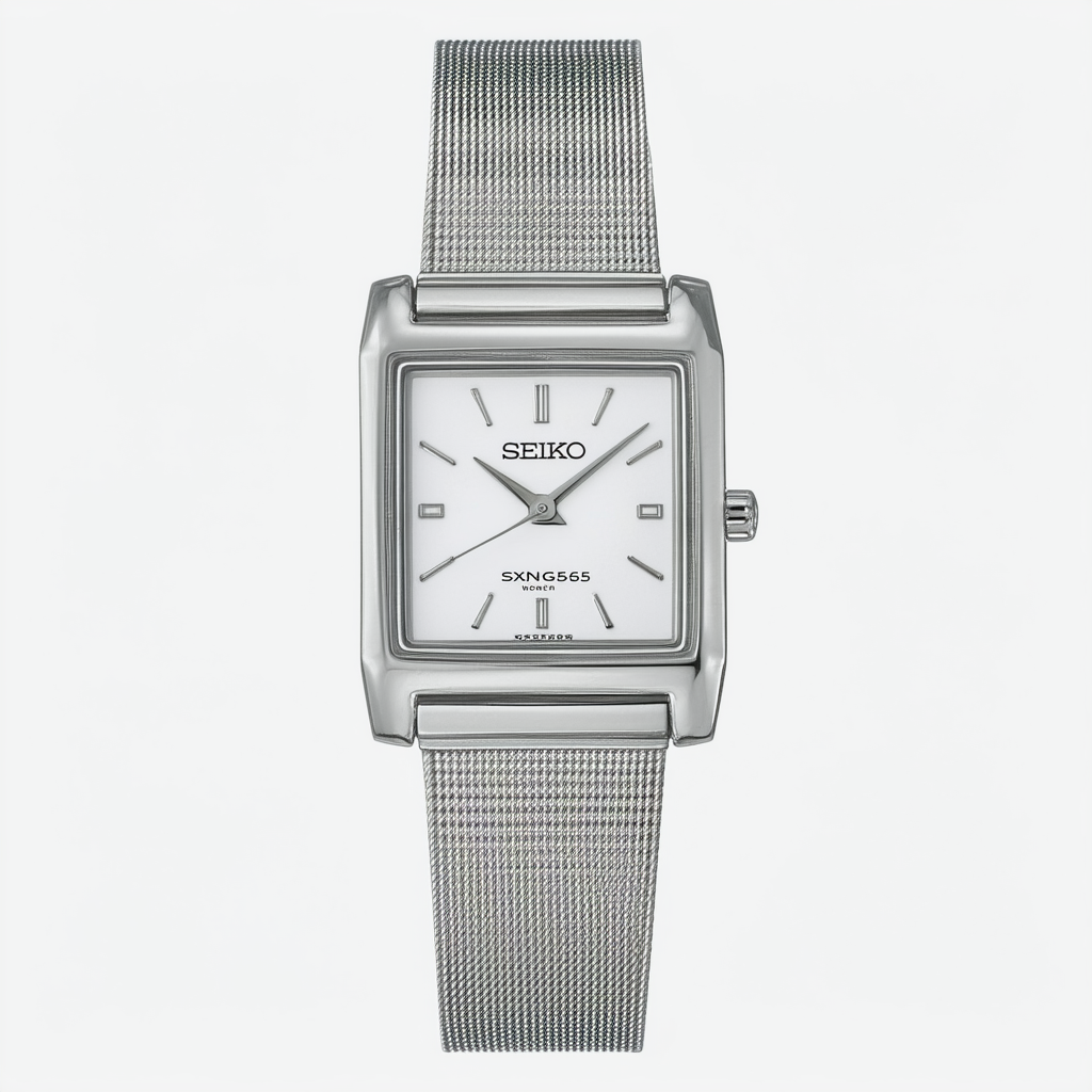 SEIKO Women's SXGN56 Square dial Watch