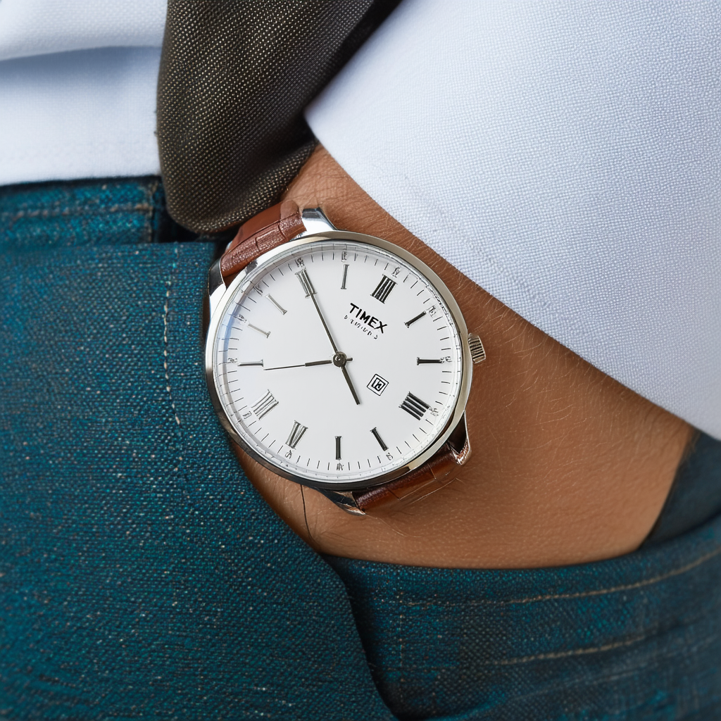 Timex Waterbury Traditional Day-Date 42mm Watch
