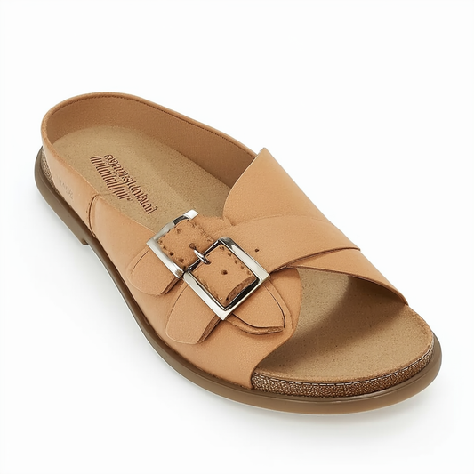 Naturalizer Women's Laurie Buckled Flat Slide