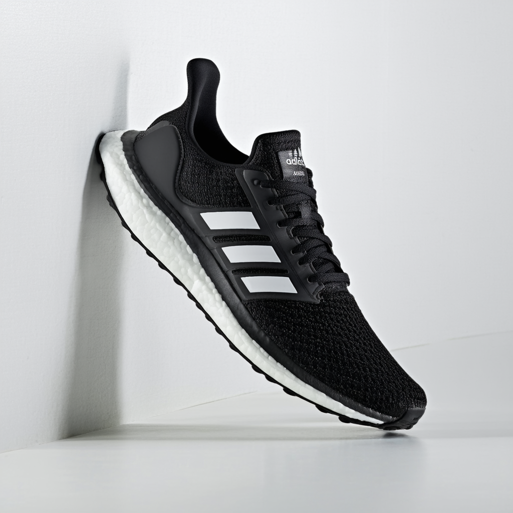 adidas Men's Nova Running Shoe, Black/Black/White, 7.5 M US