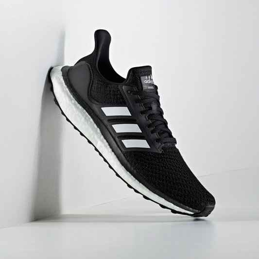 adidas Men's Nova Running Shoe, Black/Black/White, 7.5 M US