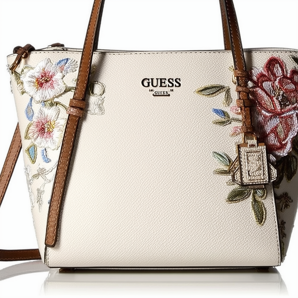 GUESS Kamryn Embroidered Tote