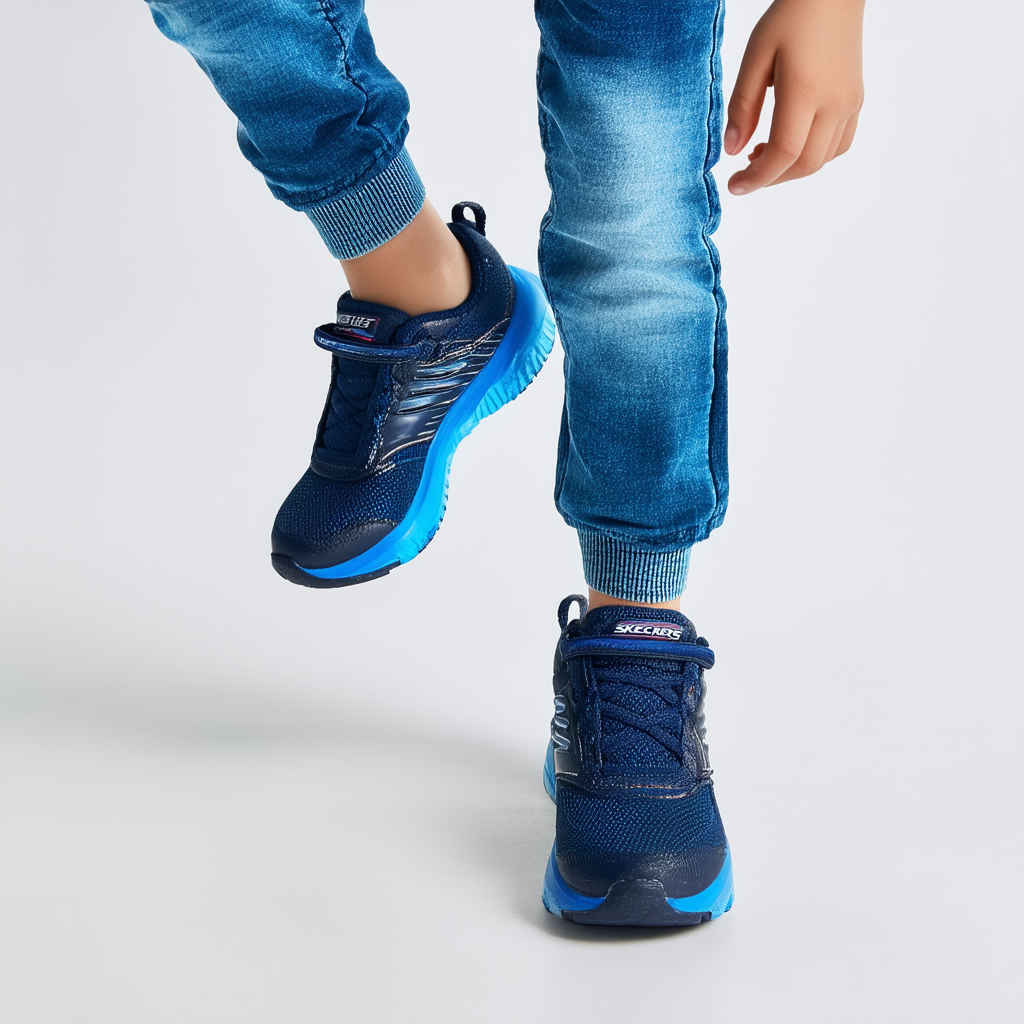 Skechers Boys Nitrate - Ion Blast, Training, Navy/Blue, M