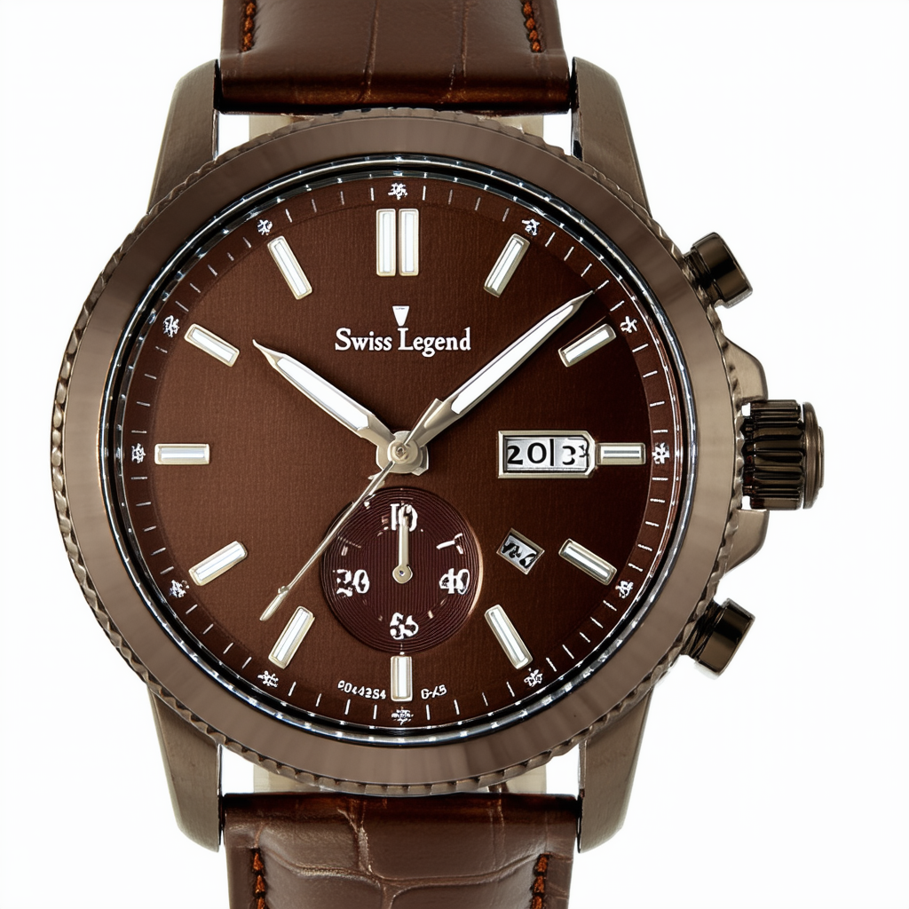 Swiss Legend Men's 20434-YG-04 Heritage Brown Dial Watch