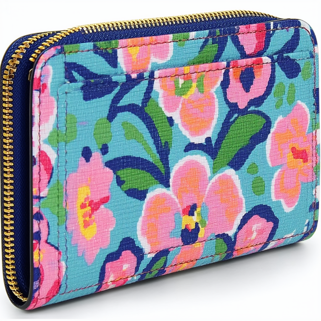 Vera Bradley Women's Petite Zip-Around Wallet with RFID Protection