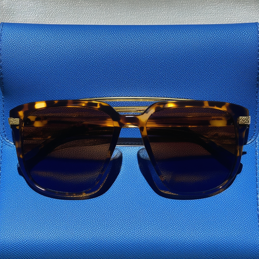 Michael Kors St. Kitts 0MK2073 56mm Dark Tortoise Injected/Blue Gradient One Size