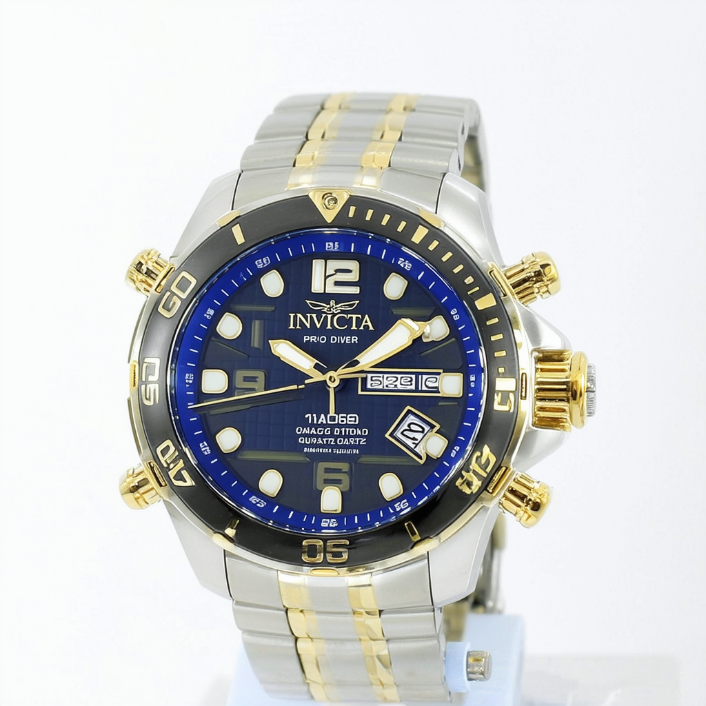 Invicta Men's 15496 Pro Diver Analog Display Japanese Quartz Two Tone Watch