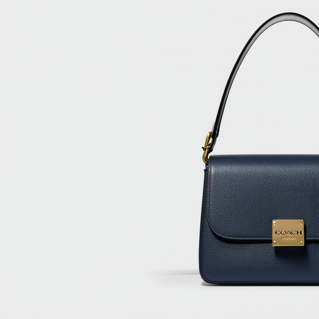 COACH Women's Natural Calf Ace Satchel Lh/Dark Indigo Satchel