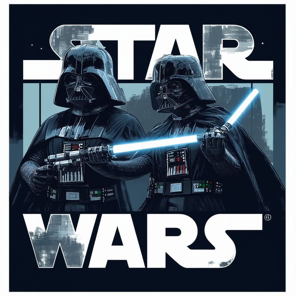 Star Wars Men's Tonal Dronal Graphic T-Shirt