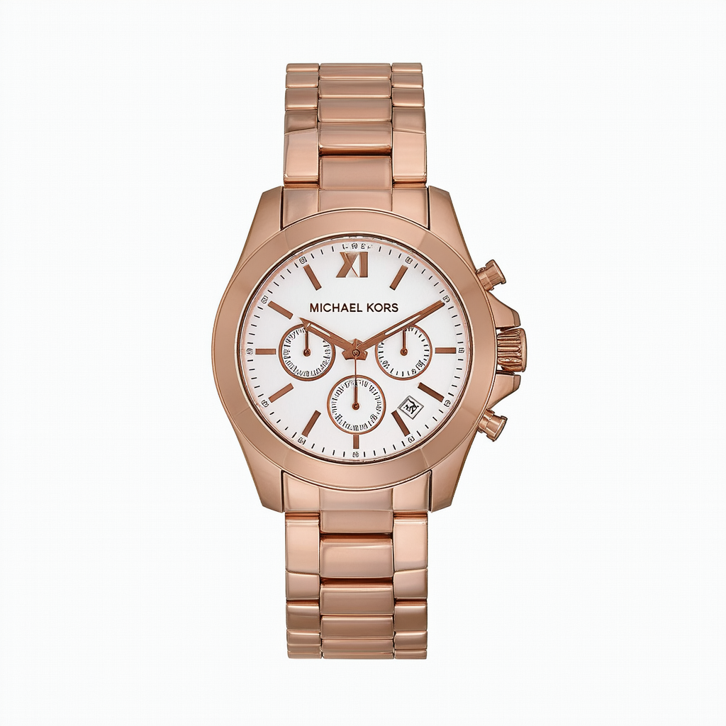 Michael Kors Dylan Chronograph Rose Gold-tone Ladies Watch MK5499