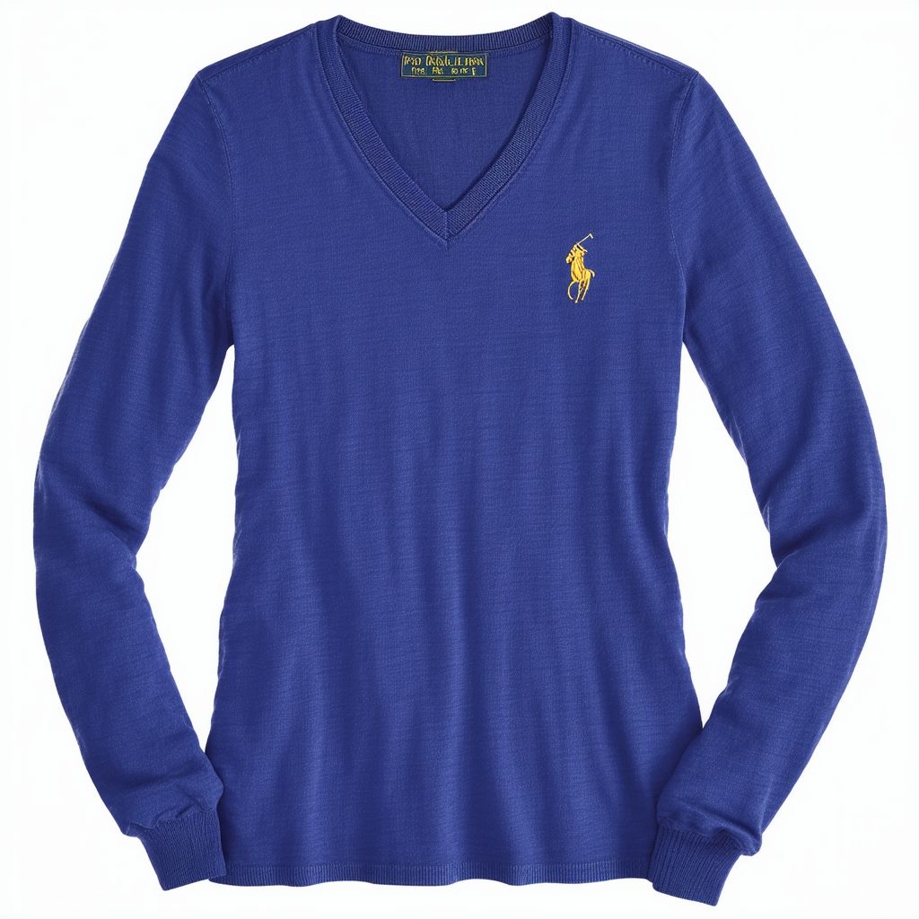 Polo Ralph Lauren Women's Long Sleeve V-Neck Shirt