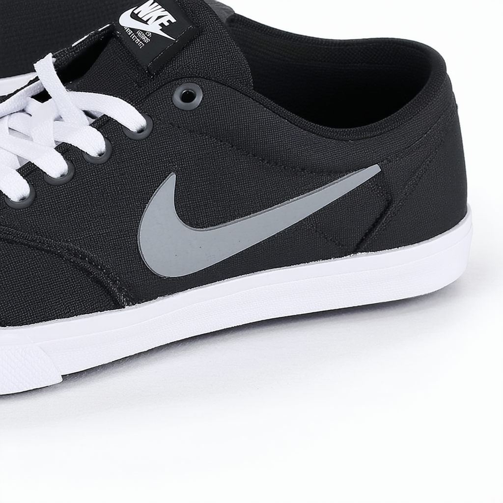 Nike 880268-001 : Mens Portmore II Solar Canvas Black/Black Skate Shoe (8.5 D(M) US)