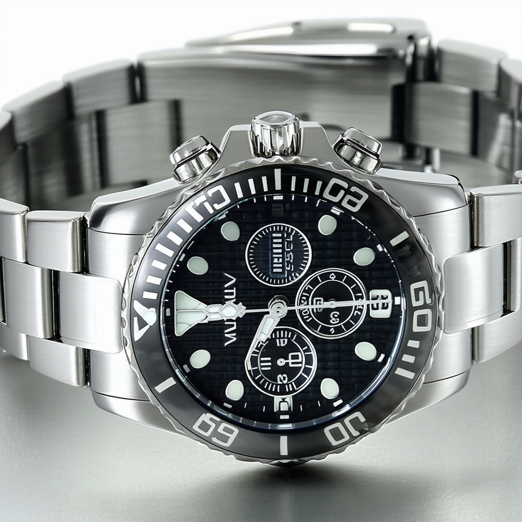 Invicta Men's 10381 Pro Diver Scuba Chronograph Black Carbon Fiber Dial Stainless Steel Watch