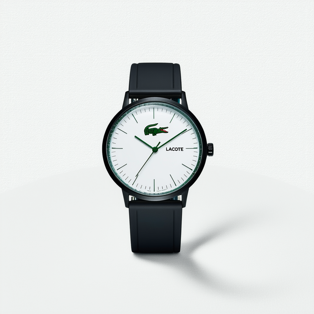 Lacoste Unisex 2020101 Goa Analog Display Japanese Quartz Black Watch