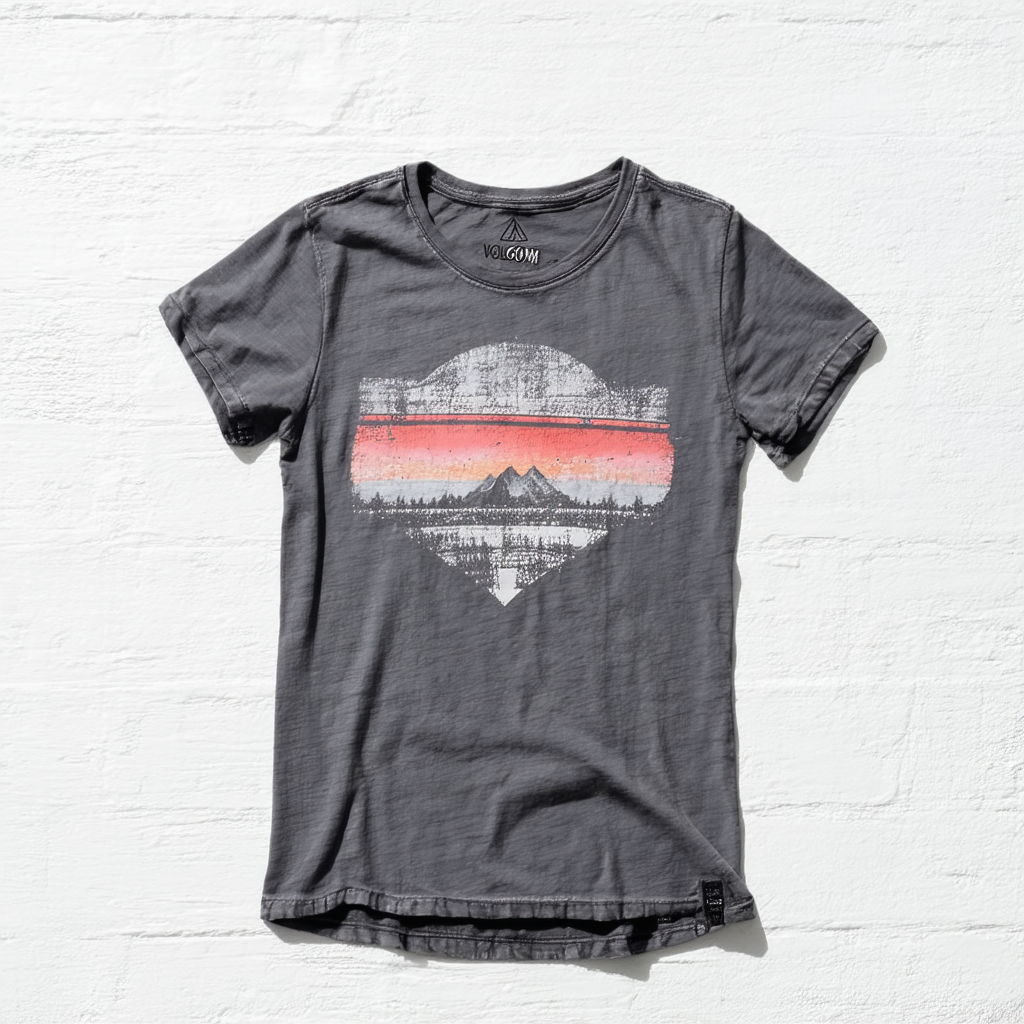 Volcom Juniors Lived In Burnout Tee