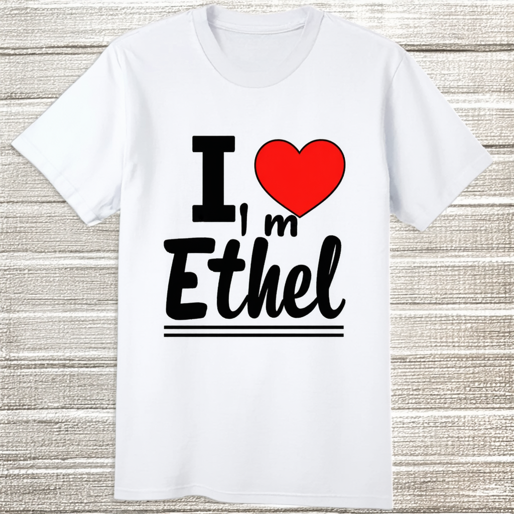 I Love Lucy - I'm Ethel T-Shirt Size M