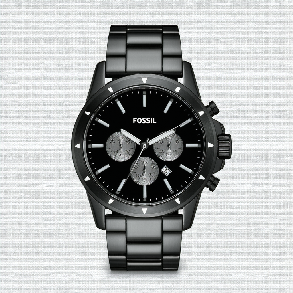 Fossil Men's DE5000 Sport Black Dial Watch