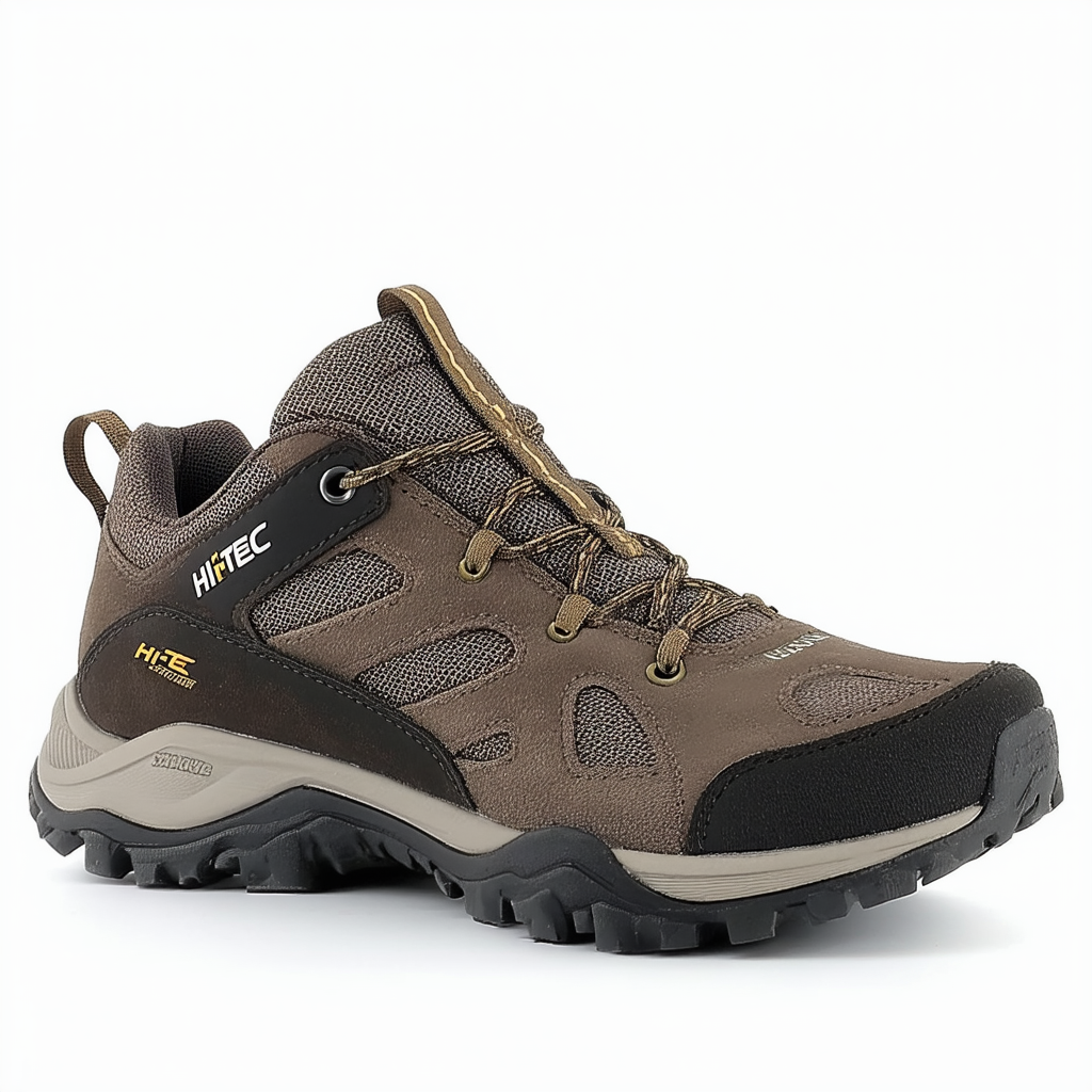 Hi-Tec Men's Total Terrain Sprint Hiking Shoe,Smokey Brown/Taupe/Gold,10 W US