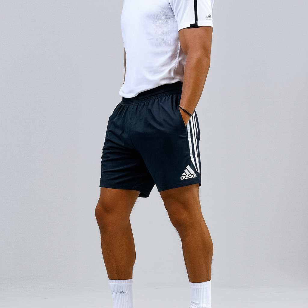 adidas Men's 3-Stripes Run Shorts