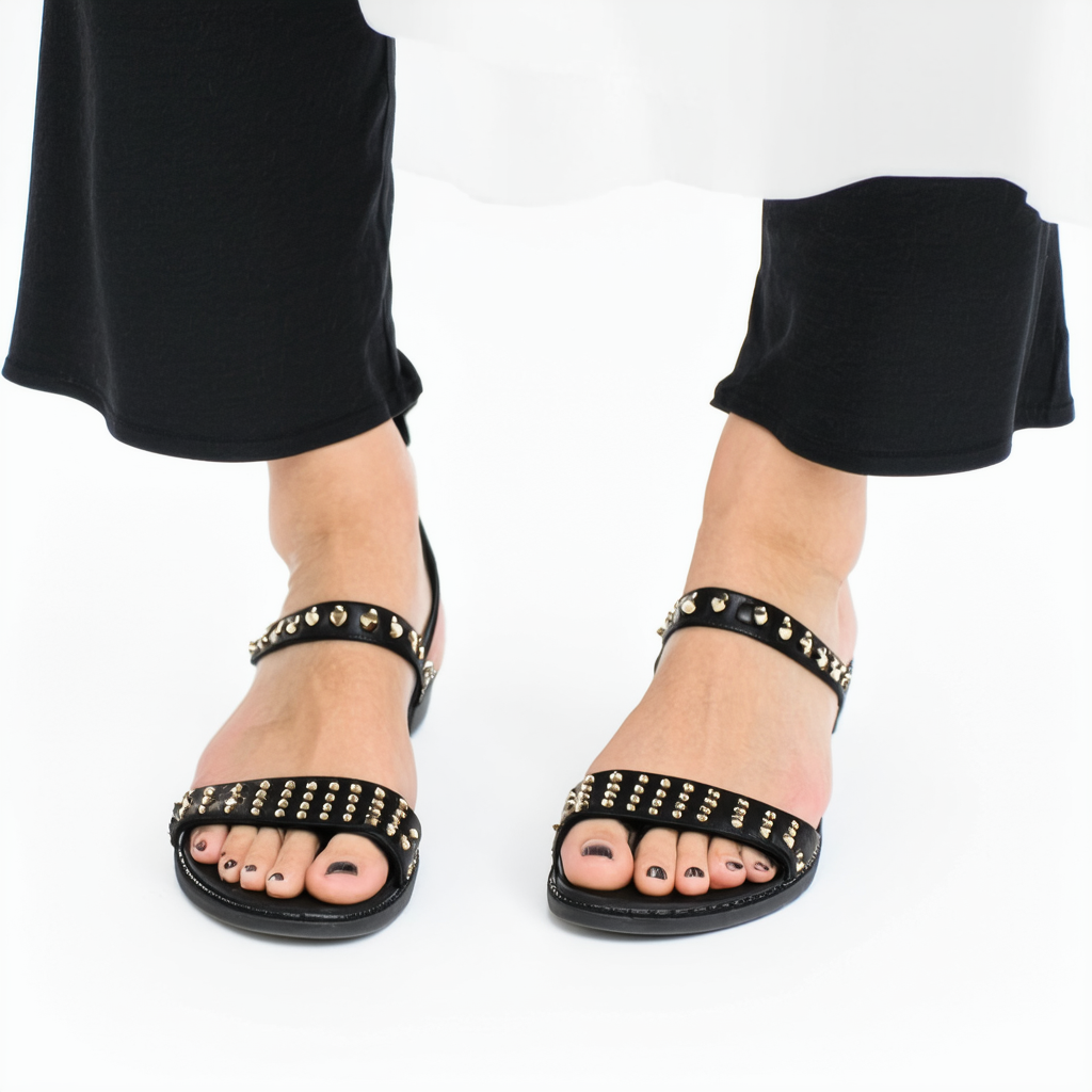 ECCO Women's Shape 35 Studded Dress Sandal