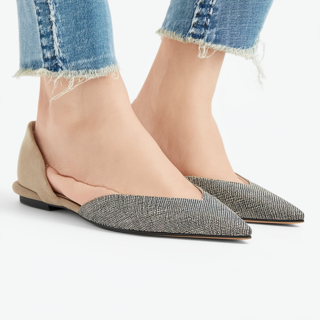 Nine West Women's Shay Fabric Pointed Toe Flat