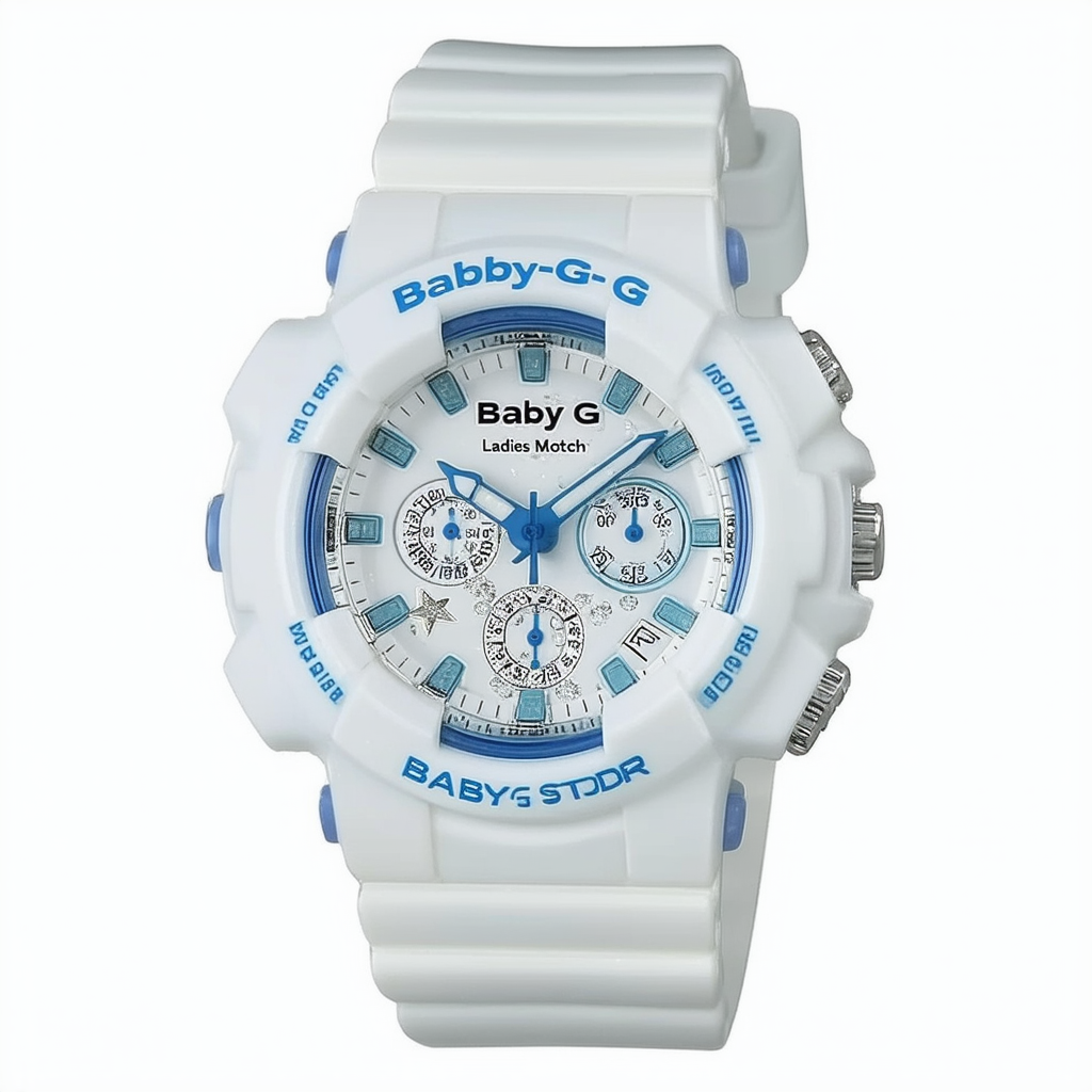 Baby-G Ladies Watch Baby-G Star Motif Models BGA-103-1BDR - WW