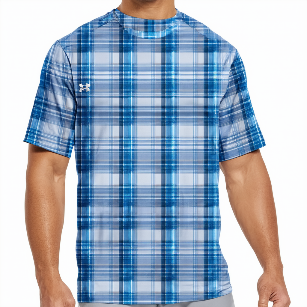 Under Armour Men's High Tide Plaid Short-Sleeve T-Shirt