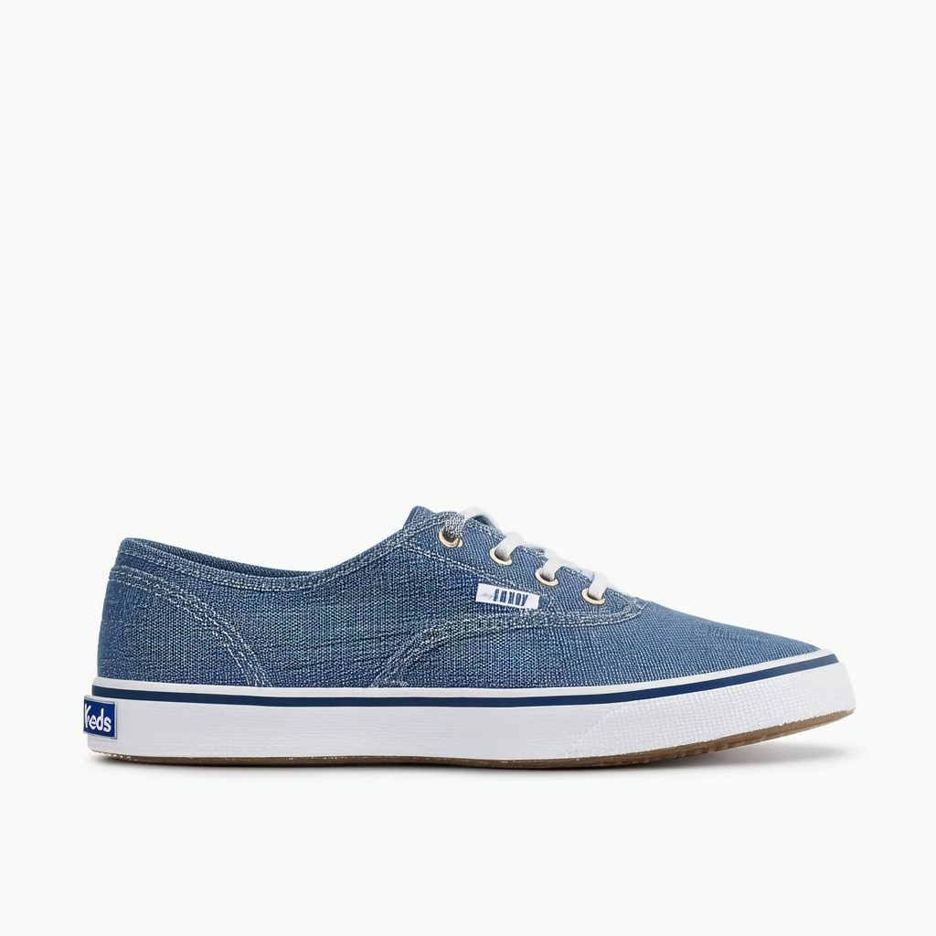 Keds Women's Champion Chambray Nylon Wx Fashion Sneaker