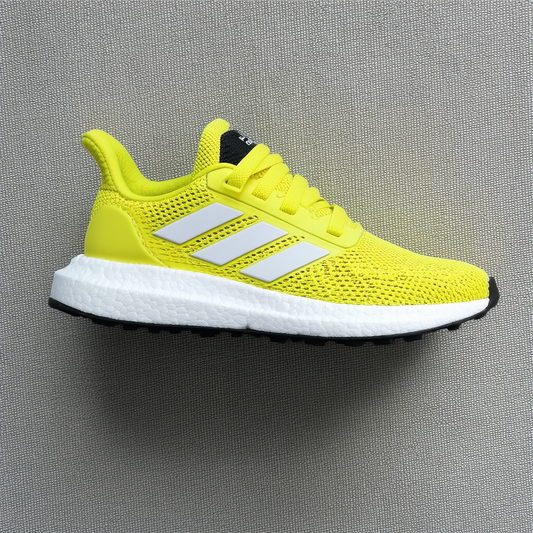 adidas Kids' Fortarun,Solar Yellow/White/black,5.5 M US Big Kid