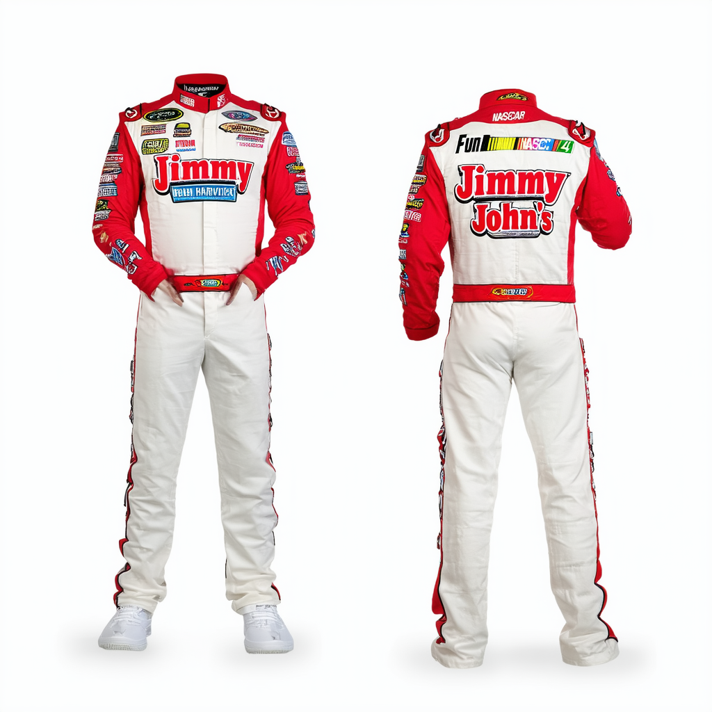 Fun Costumes Uniform Costume of NASCAR #4 Kevin Harvick(R) Jimmy John's White