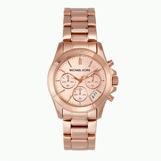 Michael Kors Women's Runway Rose Gold-Tone Watch MK5128