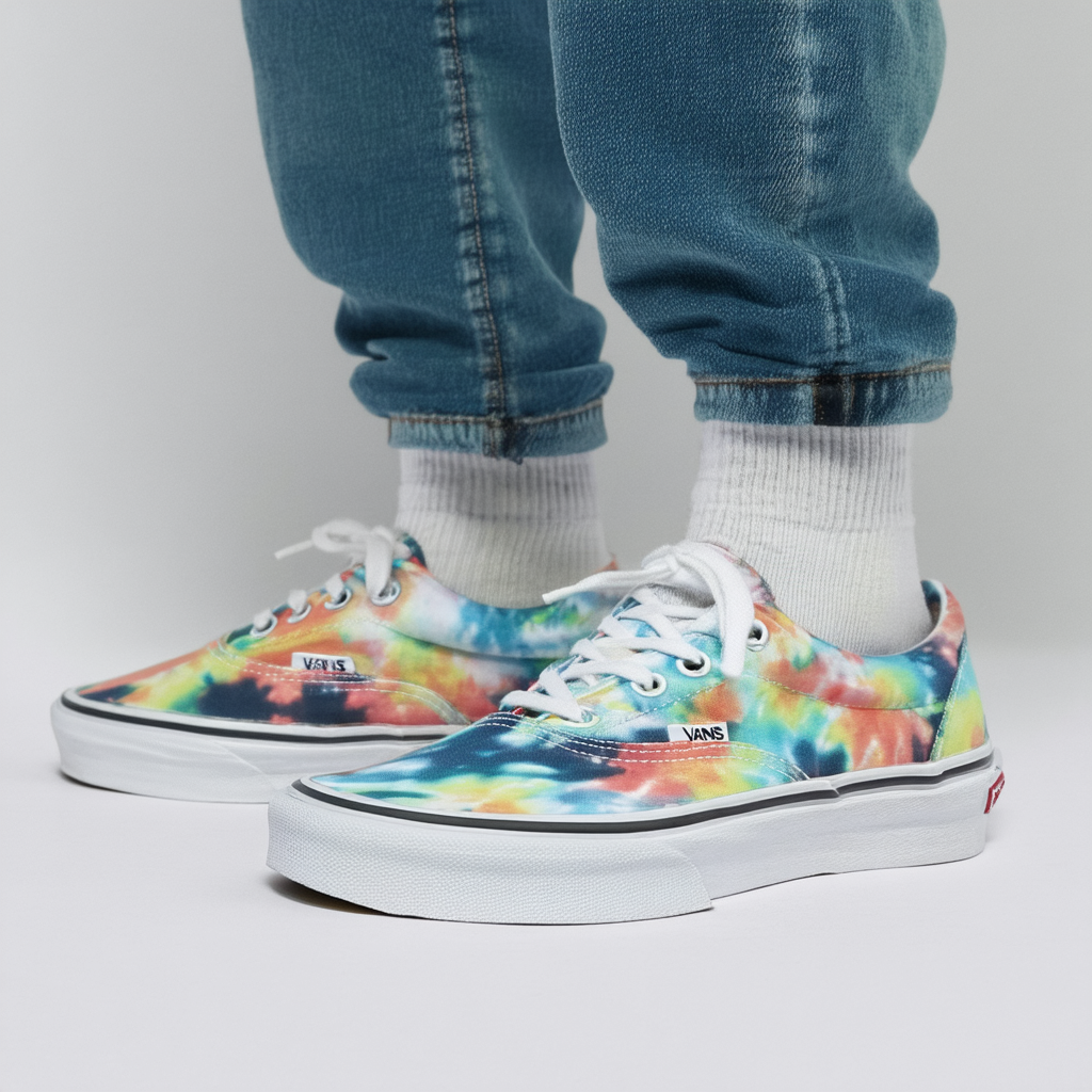Vans Authentic (Tie-Dye) Multi/True White Men's