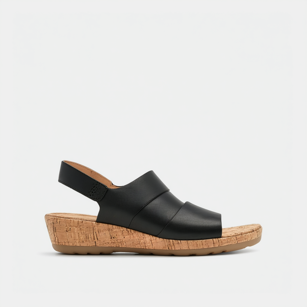 ECCO Women's Flowt Wedge Cork Sandal