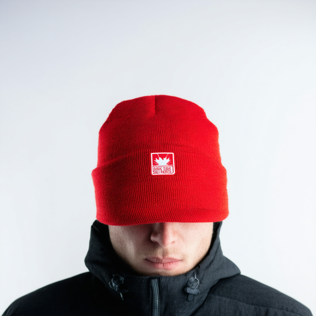 SKI Patrol Logo Hat Red