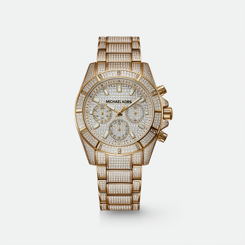 Michael Kors Everest Crystal-set Dial Crystal Pave Ladies Watch MK5877