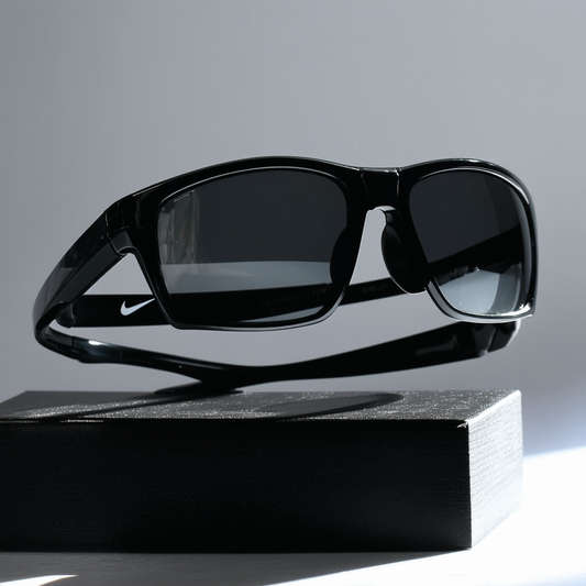 Nike Adrenaline Sunglasses in Shiny Black EVO605 001 64
