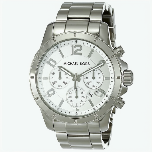 Michael Kors MK5897 Amherst Women's Chronograph Watch, Silver