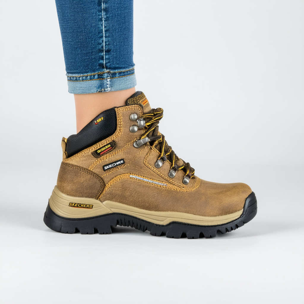 Skechers for Work Women's Doyline Steel Toe Hiker Boot