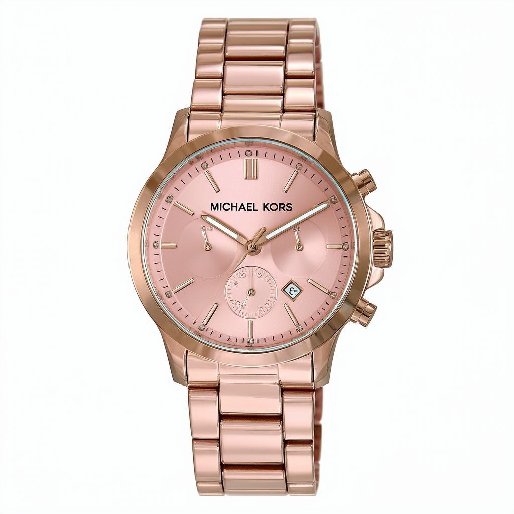 Michael Kors Women's MK2745 Bradshaw Analog Display Quartz Pink Watch