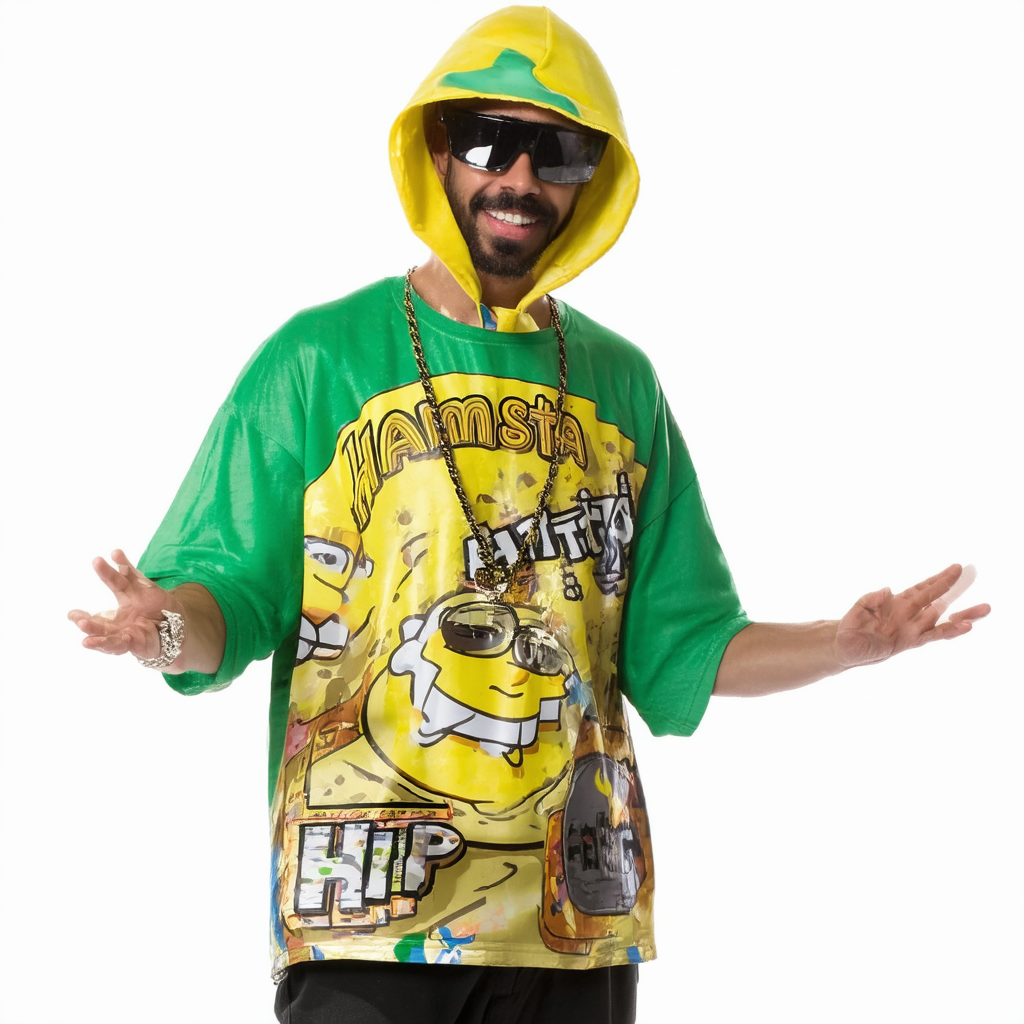 Forum Novelties Men's Hip Hop Hamsta Costume