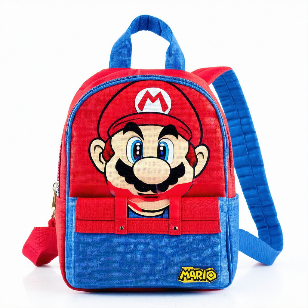 Super Mario Brothers Red and Blue Mini Backpack Merchandise