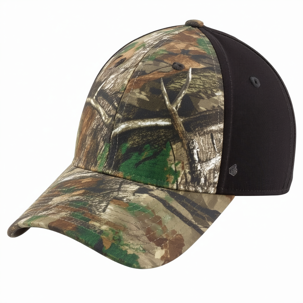 Columbia Unisex PHG Camo Ballcap, Black/Realtree Edge/Whitetail, Large/X-Large