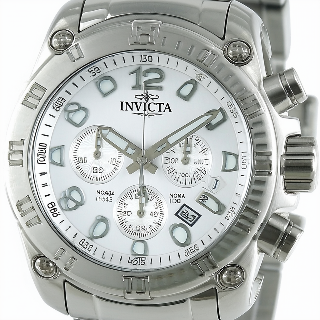 Invicta Men's 10546 Subaqua Noma III Chronograph Silver Dial Watch