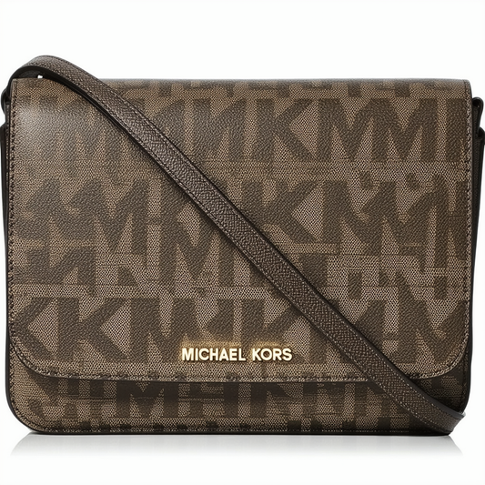 Michael Kors Cross-Body Bag, Mocha Logo